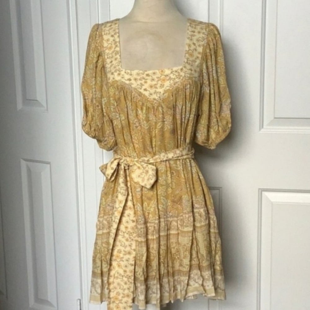 HIGH END Spell A High-end Sublabel From Free People Buttercup tie Boho Minidress